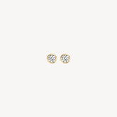 Blush Ohrstecker 7256YZI - Gelbgold mit Zirkonia (585)